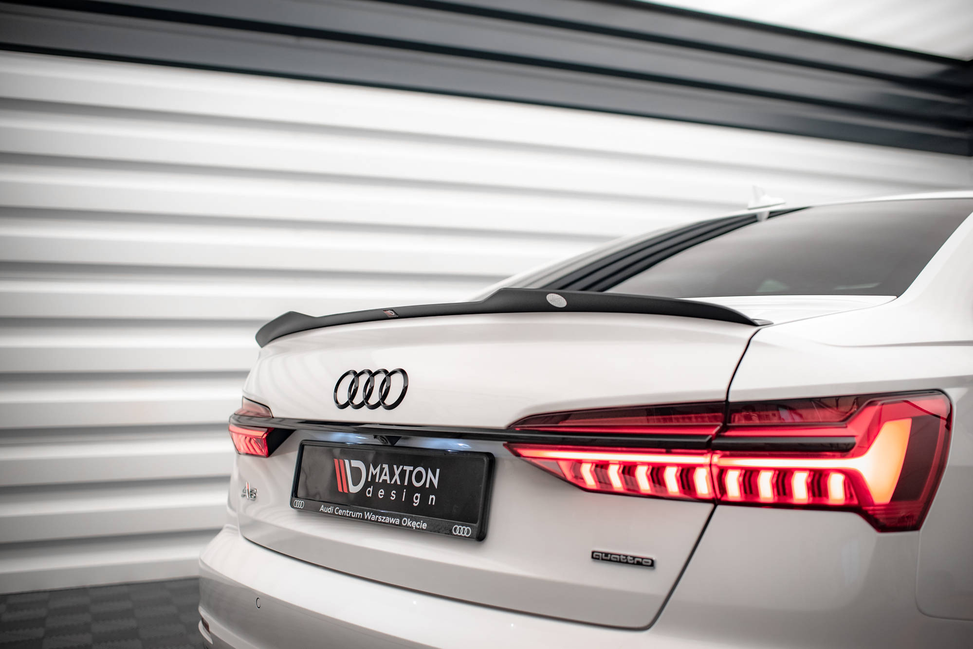 Maxton Design Audi A6 C8 Boot Spoiler - Gloss (2018-2023) 1 Maxton Design Audi A6 C8 Boot Spoiler - Gloss