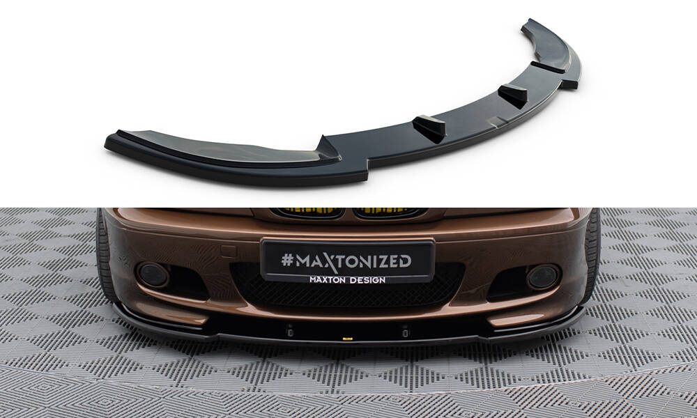 Maxton Design BMW 3 Series Coupe E46 MSport Front Lip - Gloss (1998-2005) 7 Maxton Design BMW 3 Series Coupe E46 MSport Front Lip - Gloss (1998-2005) - Image 7