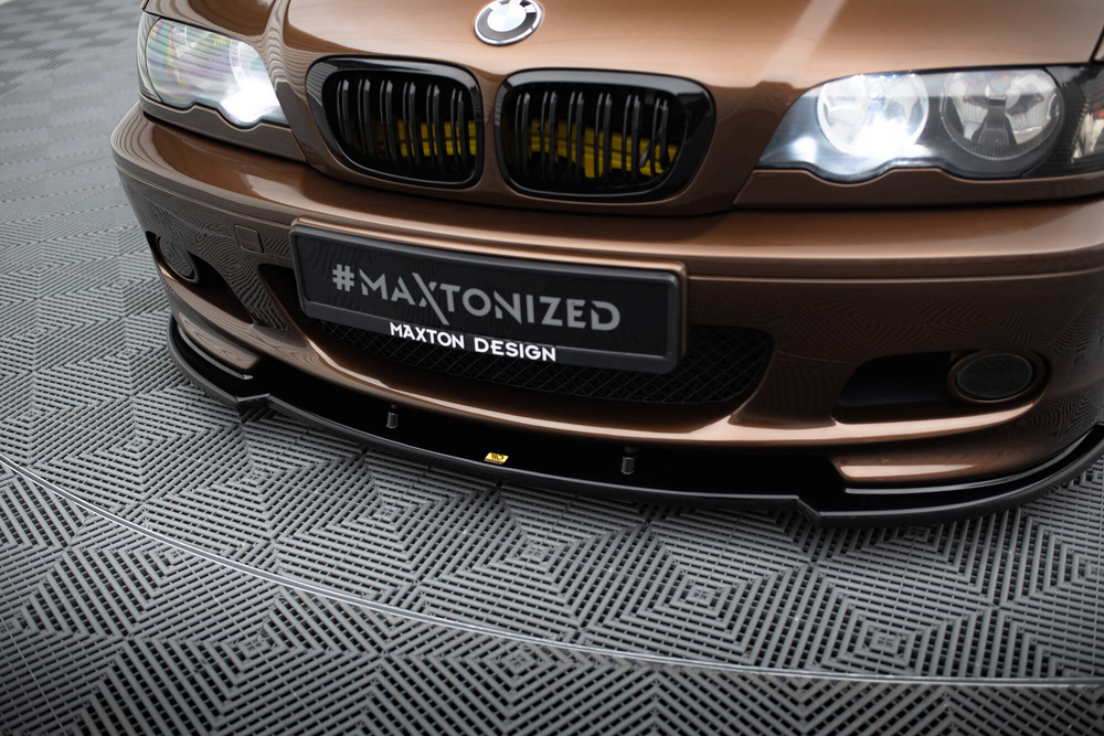 Maxton Design BMW 3 Series Coupe E46 MSport Front Lip - Gloss (1998-2005) 4 Maxton Design BMW 3 Series Coupe E46 MSport Front Lip - Gloss (1998-2005) - Image 4