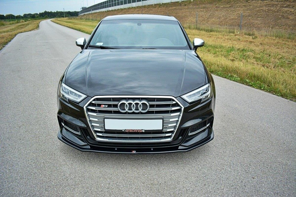 Maxton Design Audi A3 S-Line Saloon Front Lip V.1 - Gloss (8V Facelift 2016-2020) 6 Maxton Design Audi A3 S-Line Saloon Front Lip V.1 - Gloss (8V Facelift 2016-2020) - Image 6