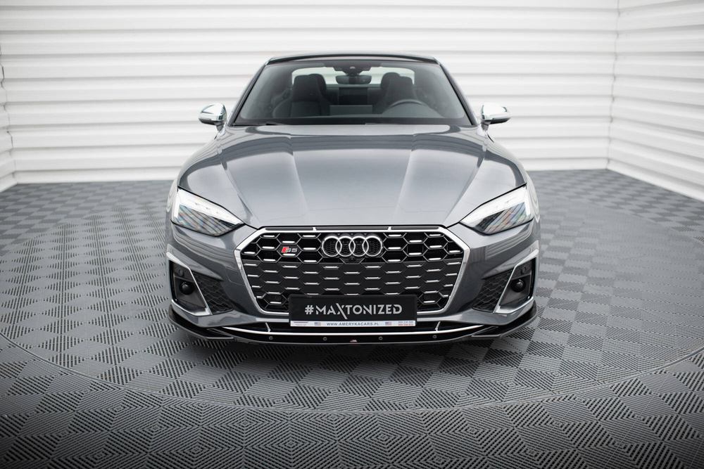 Maxton Design Audi A5 S-Line Coupe/Sportback Front Lip - Gloss (F5 Facelift 2019-2024) 3 Maxton Design Audi A5 S-Line Coupe/Sportback Front Lip - Gloss (F5 Facelift 2019-2024) - Image 3