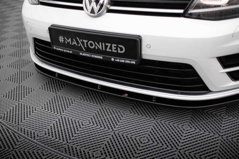 Maxton Design VW Golf 7 R / R-Line Front Lip V1 - Gloss (Mk7 2013-2016) 4 Maxton Design VW Golf 7 R / R-Line Front Lip V1 - Gloss (Mk7 2013-2016) - Image 4