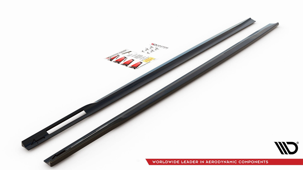 Maxton Design BMW 4 Series G22 MSport Side Skirts Diffusers - Gloss (2020-2024) 5 Maxton Design BMW 4 Series G22 MSport Side Skirts Diffusers - Gloss (2020-2024) - Image 5