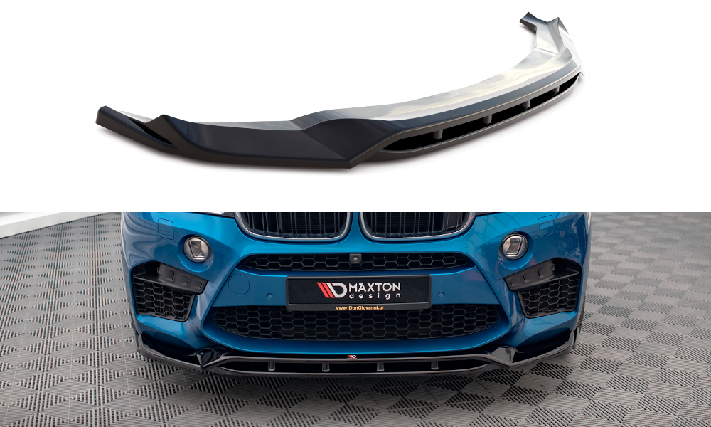Maxton Design BMW X5 M F85M / X6 M F86 Front Lip V3 - Gloss (2014-2018) 1 Maxton Design X5 F15 F85/ X6 M F86 Front v2 Lip - Gloss
