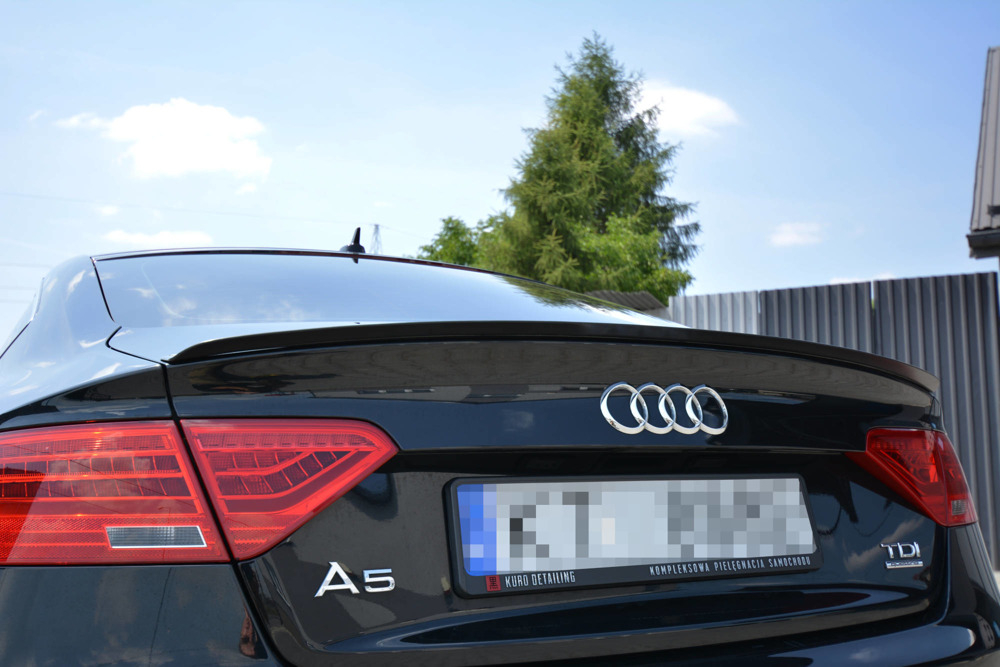 Maxton Design Audi A5 Sportback Boot Spoiler - Gloss (2008-2015) 4 eng pm spoiler extension audi a5 sportback mk1 facelift 8t 7074 5