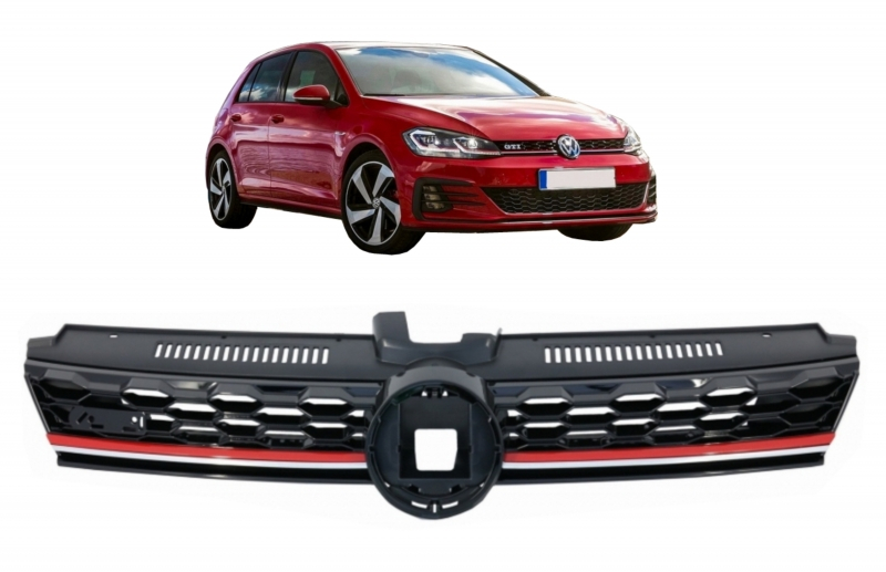 VW Golf 7.5 GTi Grill (2017-2020) 1 VW Golf 7.5 GTi Grill (2017-2020)