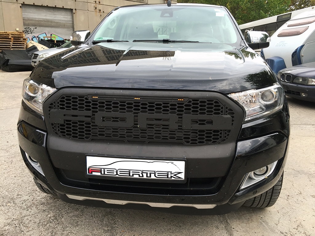 Ford Ranger Front Bonnet Protector - T7 / T8 (2017-2023) 2 fibertek ford ranger raptor grill kundenfoto 3