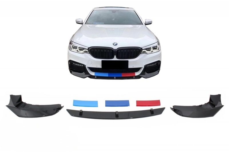 BMW 5 Series G30 Msport Front Lip - 3 Piece Msport Colors (2018-2022) 1 BMW 5 Series G30 Msport Front Lip - 3 Piece Msport Colors (2018-2022)
