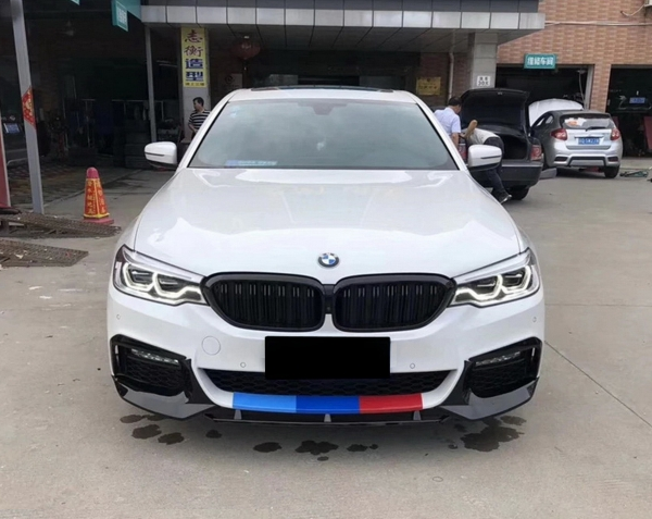 BMW 5 Series G30 Msport Front Lip - 3 Piece Msport Colors (2018-2022) 4 front bumper spoiler suitable for bmw 5 series 5997130 6047912 2