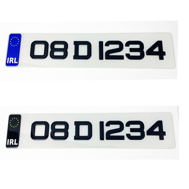 Individual GEL Number Plates - Standard Oblong/Rectangular 8 gel plates ad