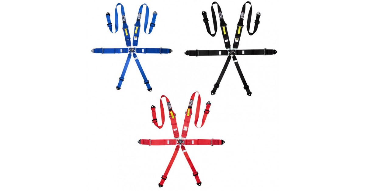 GT2i Race 6-Point Sedan Harness -FIA Approved 8 gt2i race 6pts sedan harness fia 8853 16 1