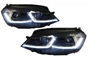 VW Golf 7 GTD Headlights - Facelift Style (2013-2017)