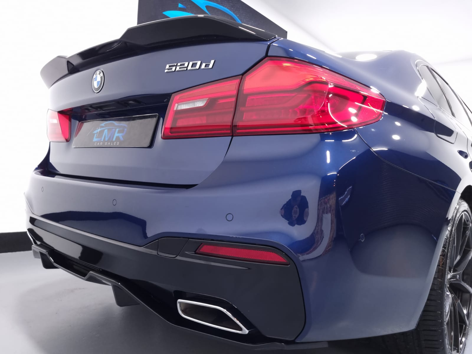BMW 5 Series G30 Msport Diffuser - Msport Style Gloss Black (2018-2024) 3 img 20210920 wa0036