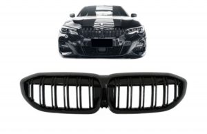 BMW G20 3-Series Gloss Black Kidney Grilles 10 BMW G20 3-Series Gloss Black Kidney Grilles