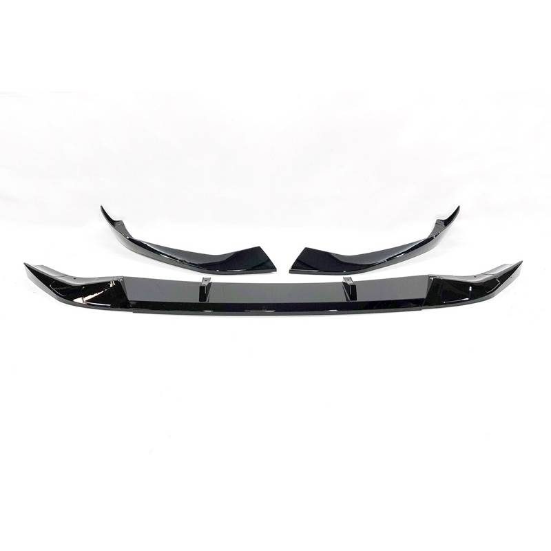 BMW 5 Series G30 LCI Msport Front Lip - Narrow Style (2020-2024) Gloss Black 2 lci gloss msport front lip
