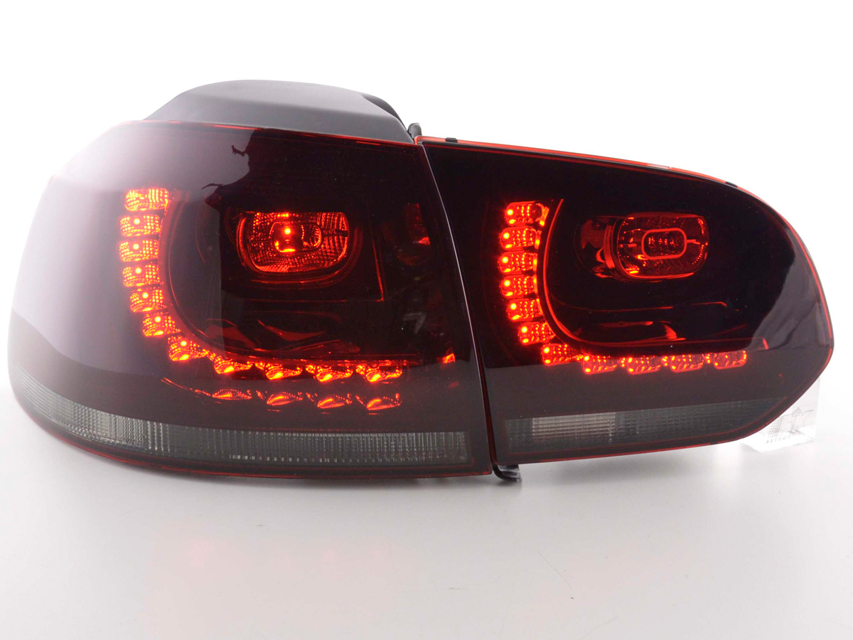 VW Golf 6 GT LED Rear Lights - Smoked 1 VW Golf 6 GT LED Rear Lights - Smoked