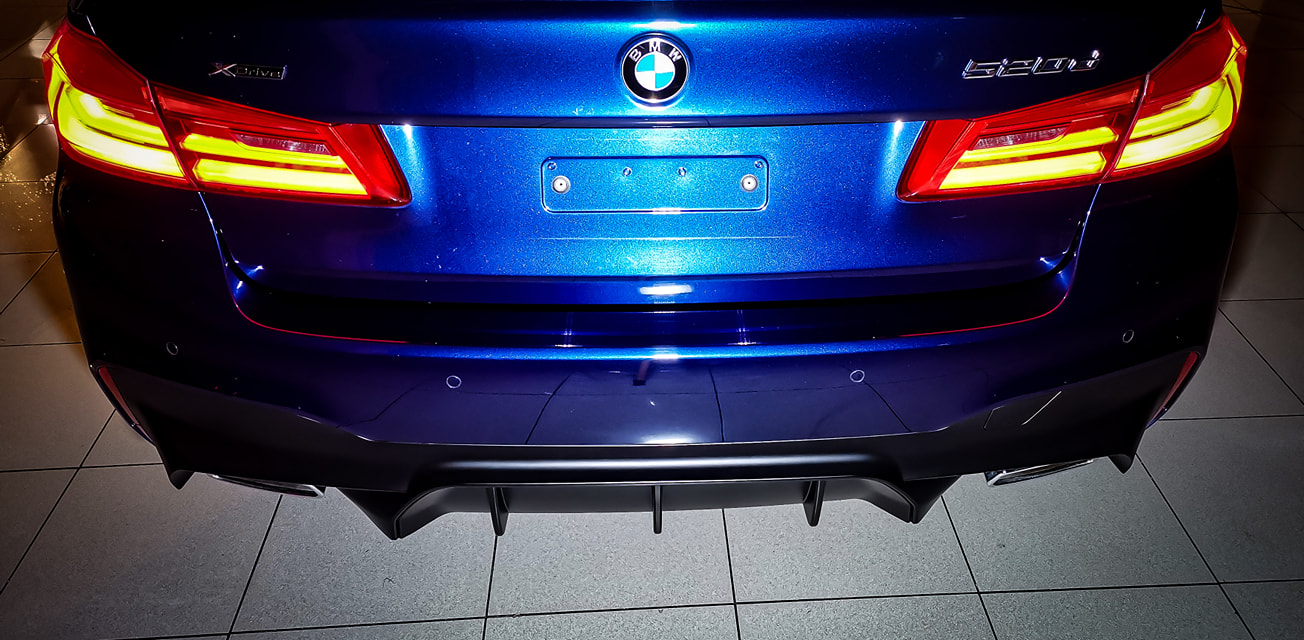 BMW 5 Series G30 Msport Rear Diffuser - M5 Style (2018-2014) 5 m5 diffuser mcconnon2