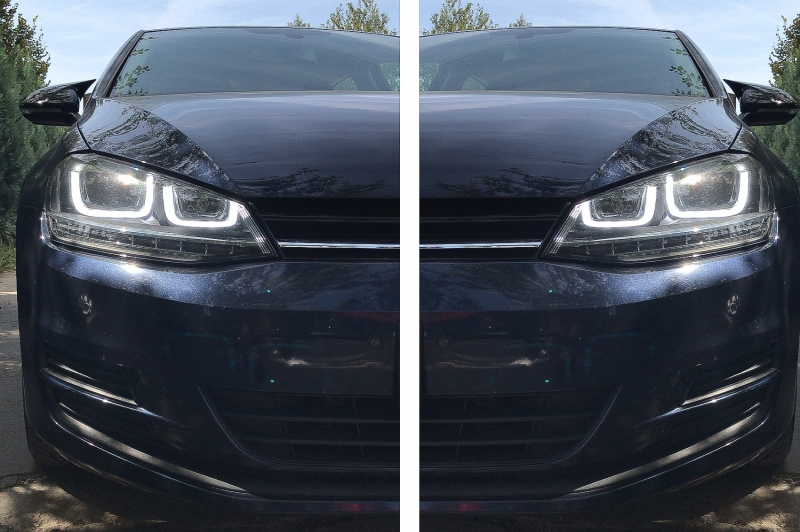 VW Golf M4 Style Mirror Covers - Gloss Black ( Golf 5/6/7) 2 m gloss mirror covers