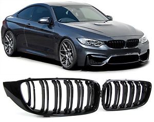 BMW 4-Series Black Kidney Grilles - F32 / F33 / F36 (2012-2020) 12 BMW 4-Series Black Kidney Grilles - F32 / F33 / F36