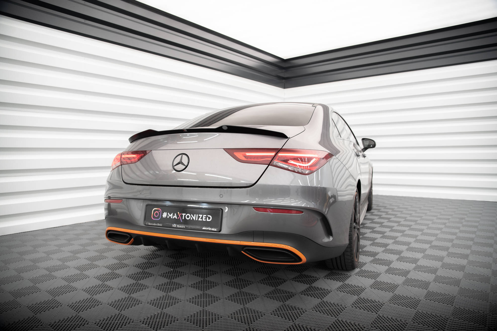 Maxton Design Mercedes CLA Spoiler Cap - Gloss (C118 2019-2023) 4 me cla 118 cap1gb