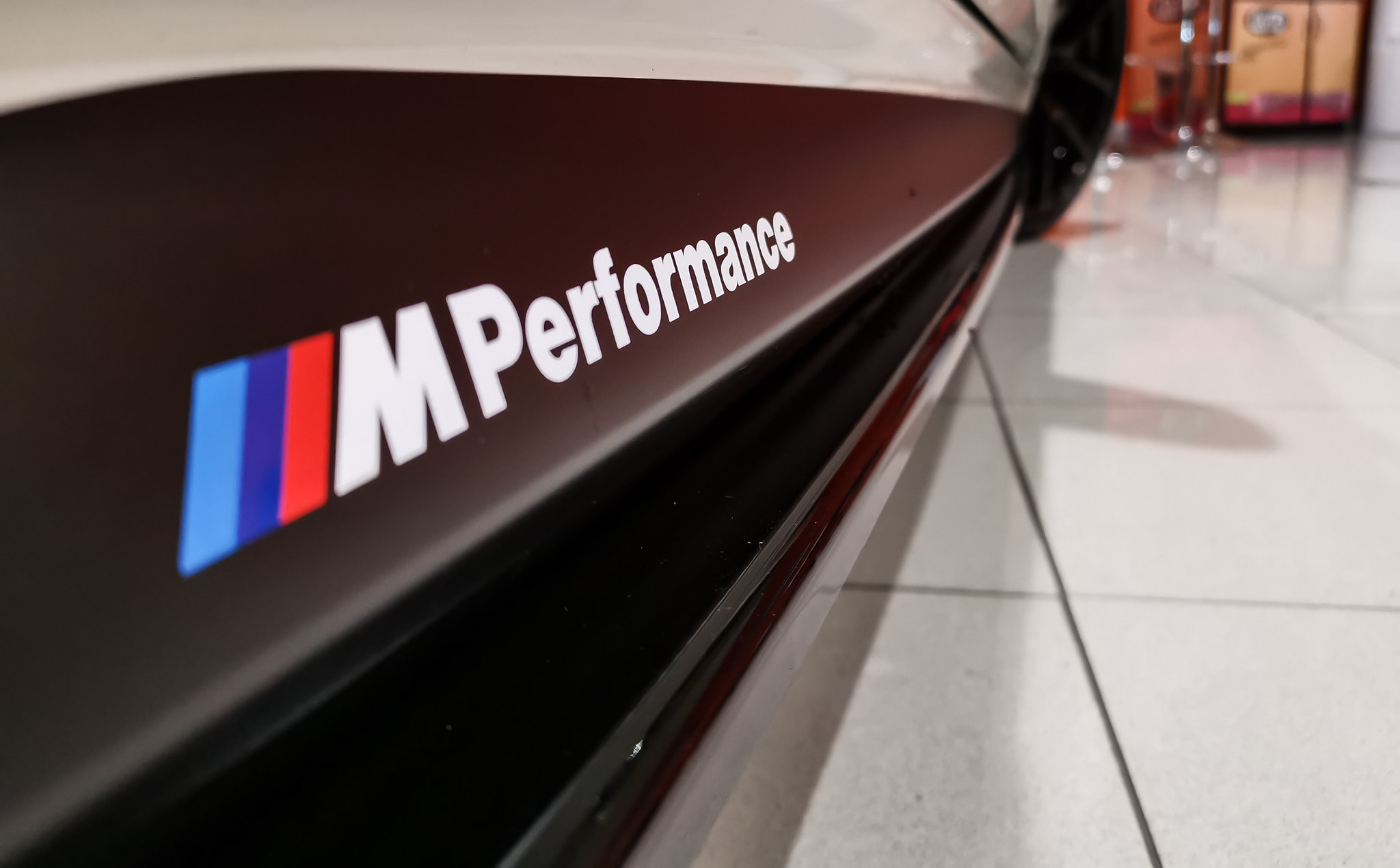 BMW F30 MSport Side Skirt Sticker Set 1 BMW F30 MSport Side Skirt Sticker Set