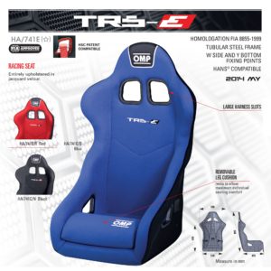FIA OMP TRS E BUCKET SEAT 7 o ha 741e.b