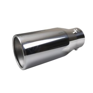 Auto-Styles LONG ROLLED EXHAUST TIP -100mm