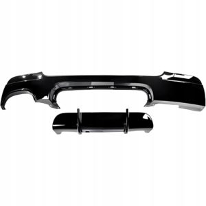 BMW 3 Series E92 Msport Dffuser - Gloss Twin Left Diffuser w/fins (2005-2011) 6 BMW 3 Series E92 Msport Dffuser - Gloss Twin Left Diffuser w/fins (2005-2011)