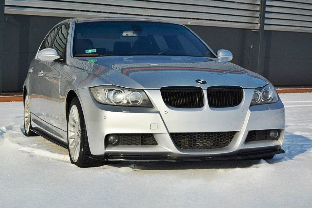 Maxton Design BMW E90 05-08 Msport Front Lip - Gloss (2005-2008) 3 pol pm splitter przedni v 1 bmw 3 e90 mpack 6056 3
