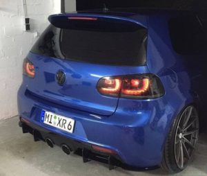 VW Golf 6 R20 Roof Spoiler