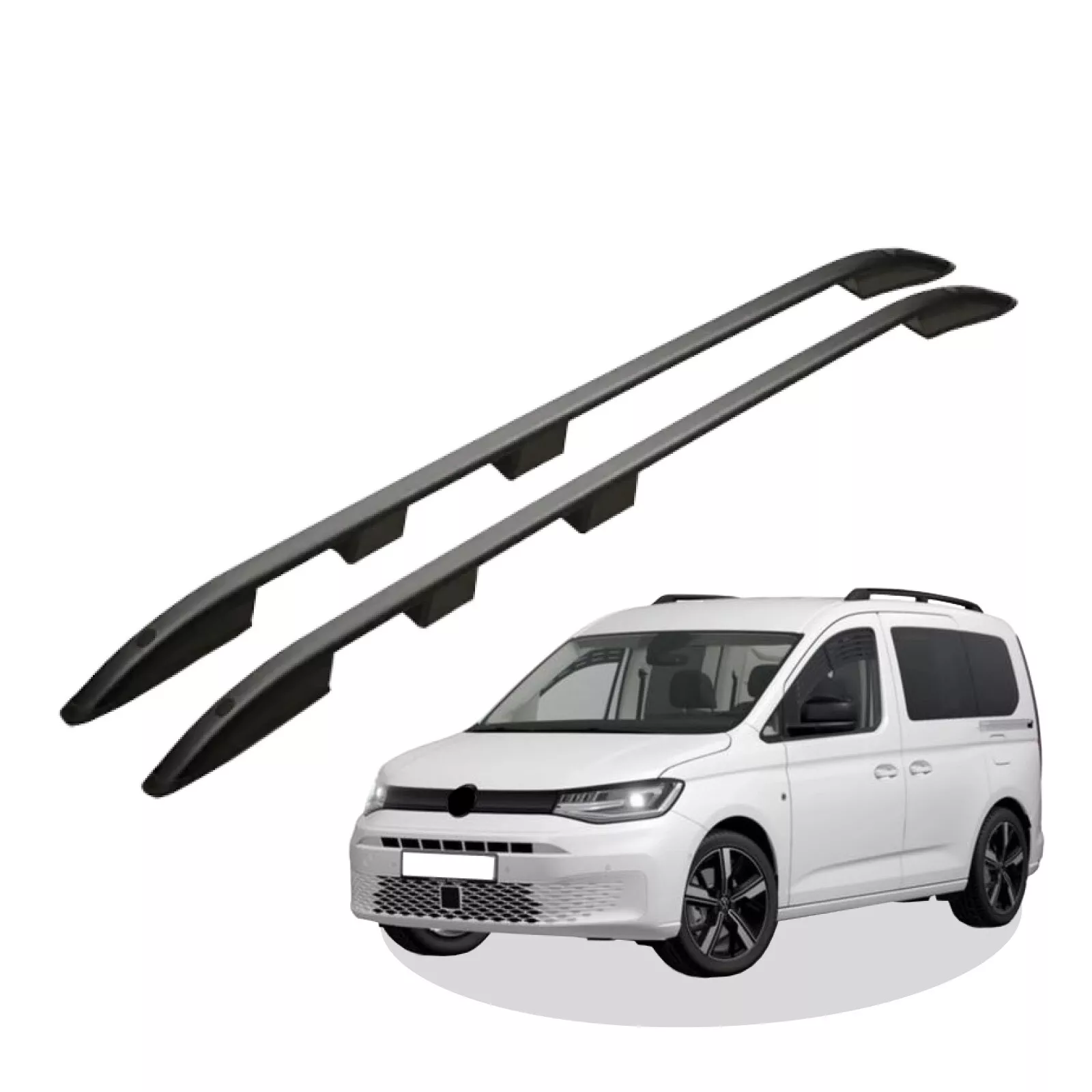 VW Caddy Roof Rails - 2021+ 1 VW Caddy Roof Rails - 2021+