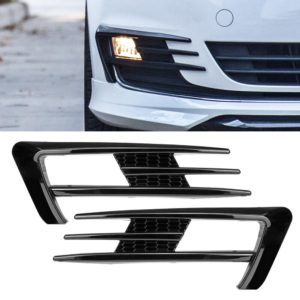 VW Golf 7 Fog Light GTI Conversion Grilles - Gloss (2012-2017 SE)