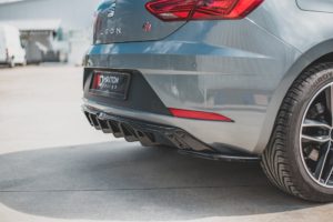 Maxton Design Seat Leon MK3 Facelift FR Diffuser - Gloss (2016-2020)