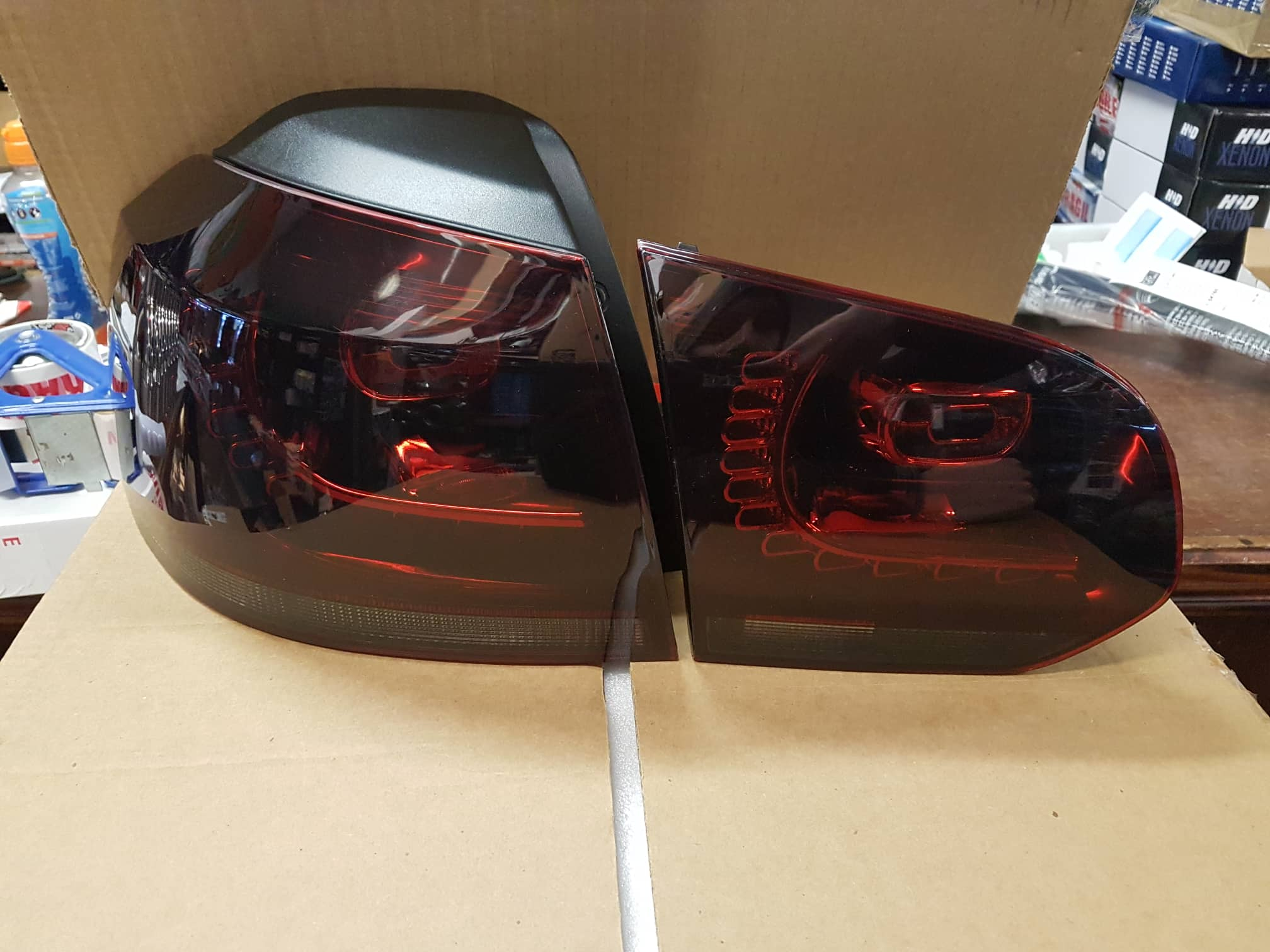VW Golf 6 GT LED Rear Lights - Smoked 2 smoked gt led tails