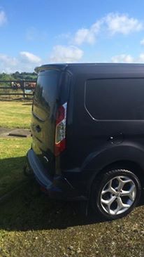 Ford Transit Connect Roof Spoiler - Twin Door 6 spoiler