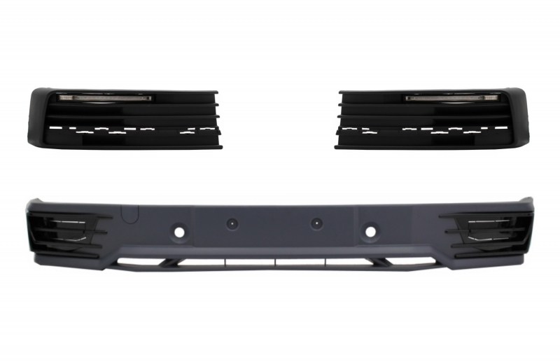 VW Transporter T6 Sportline Front Lip (2015-2019) 4 sportline drl