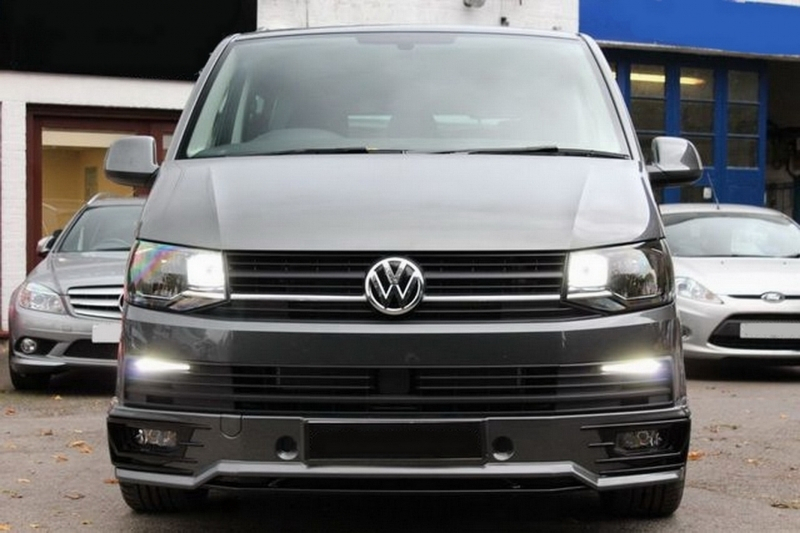 VW Transporter T6 Sportline Front Lip (2015-2019) 3 sportline drl3