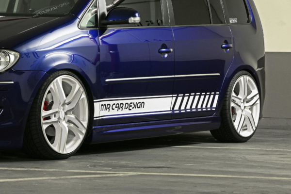 Vw Caddy R Styling VW Touran / Caddy Side Skirts - R-Line Style (2004-2020) | MCG Autostyling