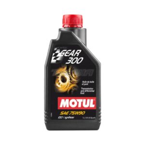MOTUL - Gear 300 75W90 Synthetic Gear Oil (1 Litre) 10 Motul Gear 300 75W90, Motul Gear 300 75W-90 gear oil bottle