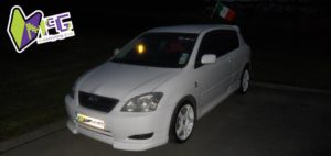 Toyota Corolla E12 Front Lip - TTE Style 9 Toyota Corolla E12 Front Lip - TTE Style