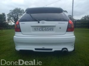 Toyota Corolla E11 Rear Lip - TTE Style 8 Toyota Corolla E11 Rear Lip - TTE Style
