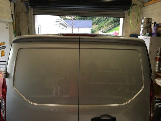 Ford Transit Connect Roof Spoiler - Twin Door 5 v 39d6