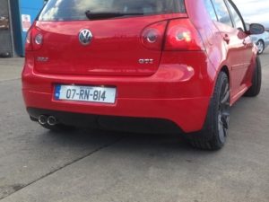 VW Golf 5 GTi Rear Skirt