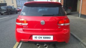 VW Golf 6 R20 Rear Bumper