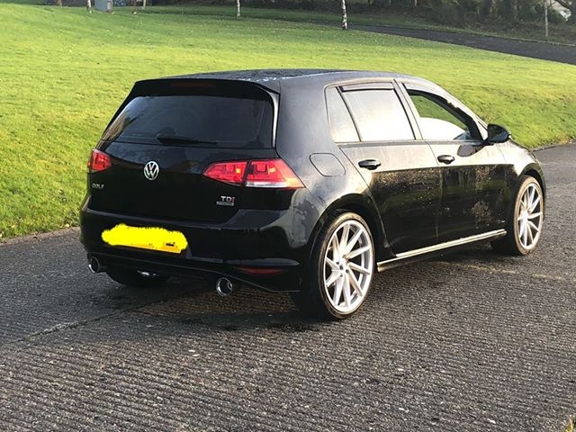 VW Golf 7 Diffuser - GTi Style 4 vw golf mk7 nathan