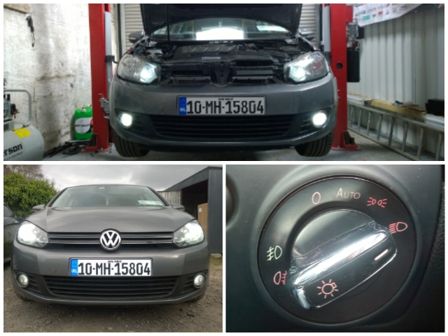 VW Golf 6 Fog Kit 2 vw switch 2