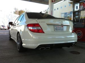 Mercedes C-Class W204 Boot Spoiler - AMG Style (Plastic & Carbon Available)