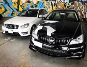 Mercedes C-Class w204 Grill - GTR Style 10 Mercedes C-Class w204 Grill - GTR Style