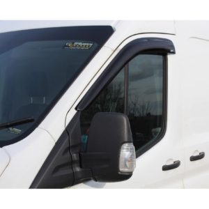 Ford Transit Mk8 Jumbo Van Tinted External Stick On Window Visors