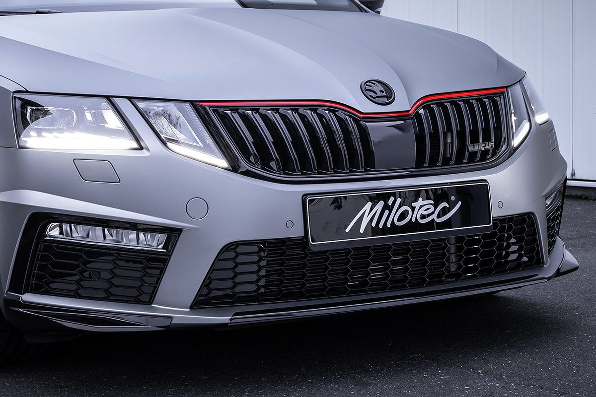 MILOTEC - Skoda Octavia Red Grill Stripe Kit - (Mk 3.5 2016-2020) 1 MILOTEC - Skoda Octavia Red Grill Stripe Kit - (Mk 3.5 2016-2020)